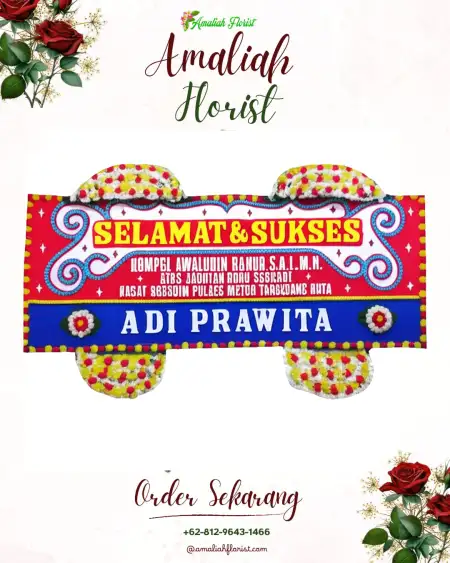 Papan Bunga Ucapan Selamat Tunjungharjo